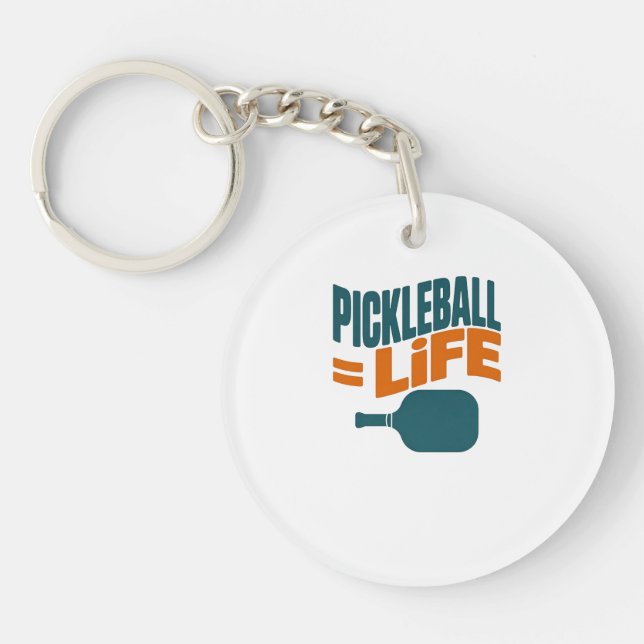 Pickleball är lika med Life Funny Player (Framsidan)