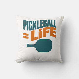 Pickleball är lika med Life Funny Player Kudde