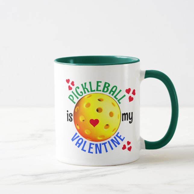 PICKLEBALL Är Min Alla Hjärtans Dag Mugg (Höger)