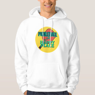 Pickleball är min Happy Place-hoodie Hoodie