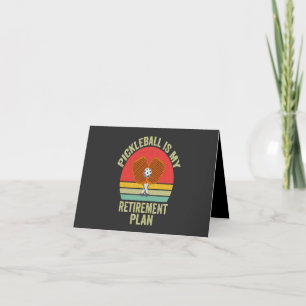 Pickleball är min Pension-plan Pappa i Vintage Tack Kort