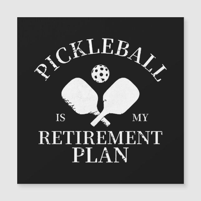 pickleball är min pensionsplan (Framsida)