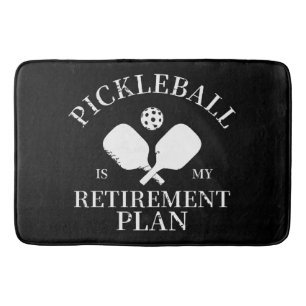 pickleball är min pensionsplan badrumsmatta
