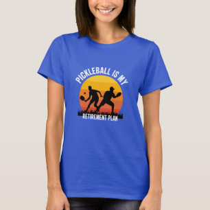 Pickleball är min pensionsplan Pickleball T Shirt