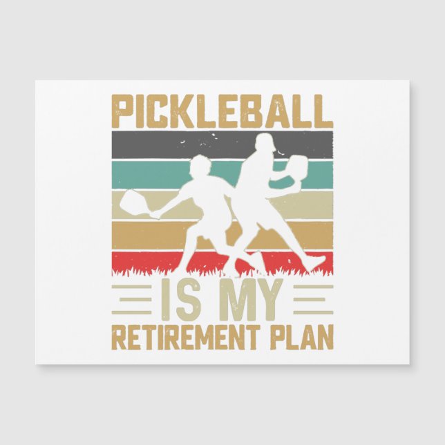 Pickleball är min pensionsplan Rolig Pickleball  (Framsida)