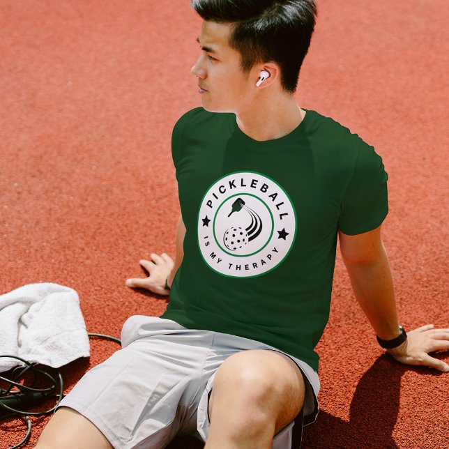 Pickleball är min terapi - Rolsk kärlek till pickl T Shirt (Club Team Player, Pickleball Is My Therapy T-Shi T-Shirt)