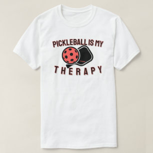 Pickleball är min terapi t shirt