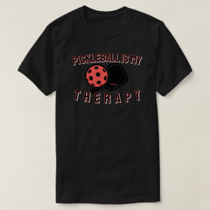 Pickleball är min terapi t shirt