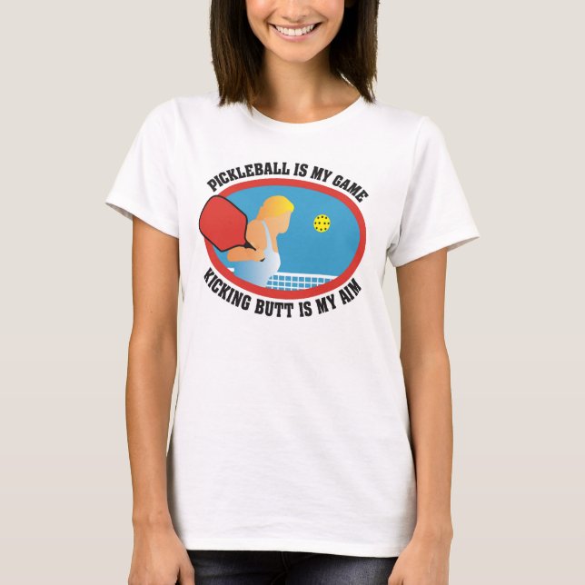 PICKLEBALL ÄR MITT SPEL T SHIRT (Framsida)