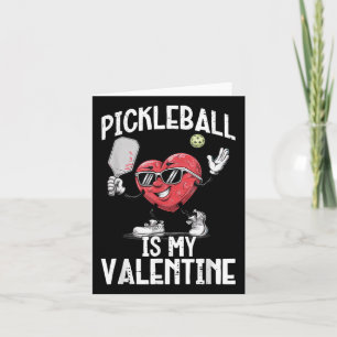 Pickleball är mitt valentinahjärta roliga valentin kort