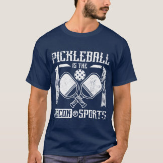 Pickleball är sportens bacon bland vänner t shirt