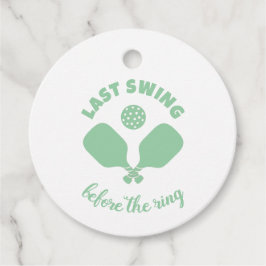 Pickleball Bachelorette Weekend Gåvor Etiketter