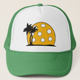Pickleball Beach Sunset Keps