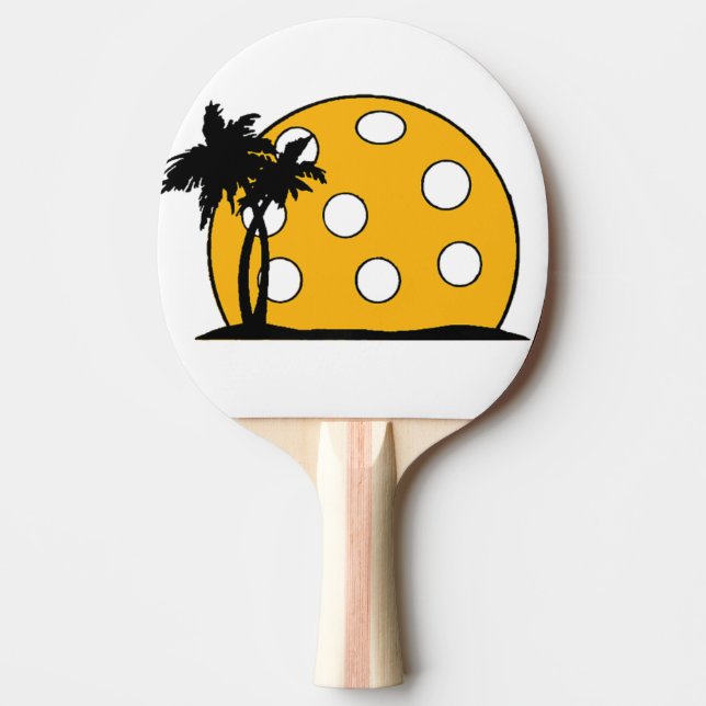 Pickleball Beach Sunset Pingisracket (Framsidan)
