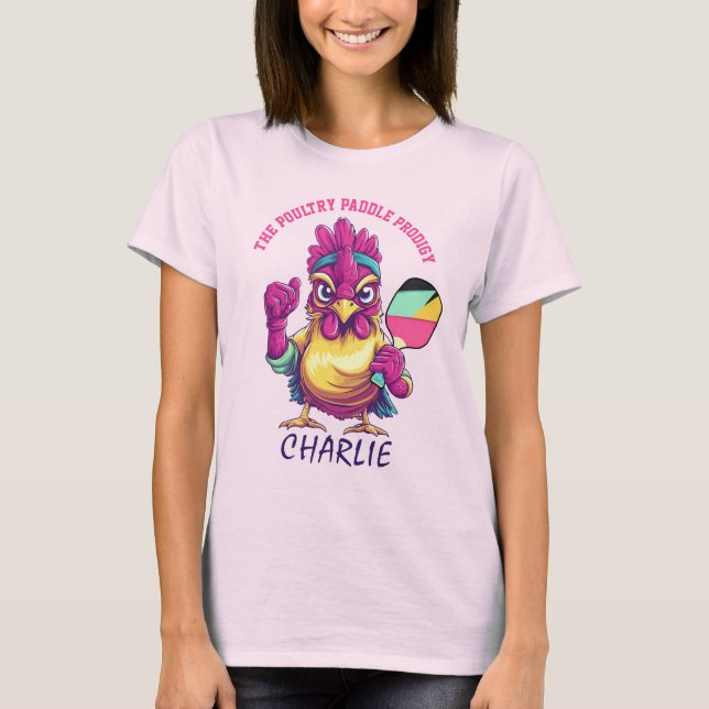 Pickleball Beak Breaker T Shirt (Framsida)