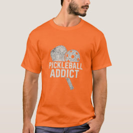 Pickleball-beroende Premium T Shirt
