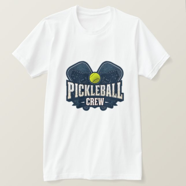 Pickleball Besättnings Tröja – Vintage Pickleball  (Design framsida)
