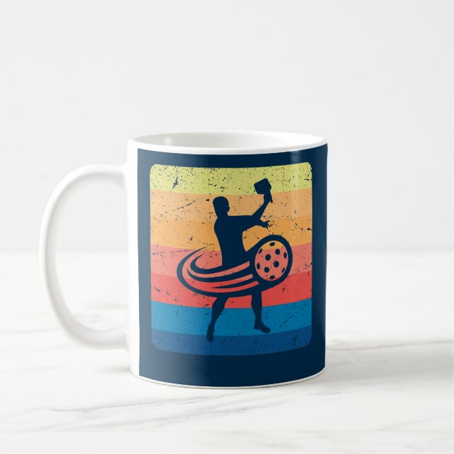 Pickleball Best Gift for Sports Älskare Kaffemugg (Vänster)