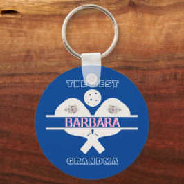 Pickleball Best Grandma Paddles First Namn Nyckelring