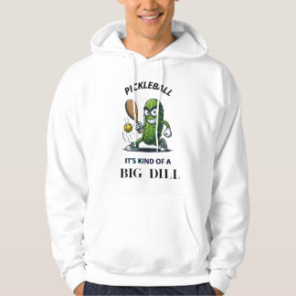 Pickleball Big Dill - Lustigt sportfack Hoodie