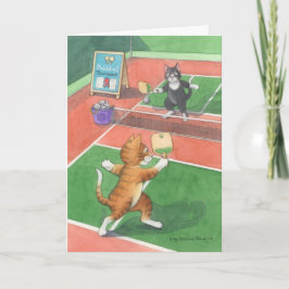 Pickleball Birthday Bud & Tony Notecard Kort