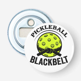 Pickleball Blackbelt - Funny Pickleball Master Flasköppnare