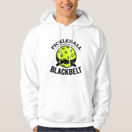 Pickleball Blackbelt - Funny Pickleball Master Hoodie
