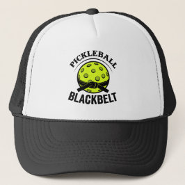 Pickleball Blackbelt - Funny Pickleball Master Keps