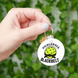 Pickleball Blackbelt - Funny Pickleball Master Nyckelring