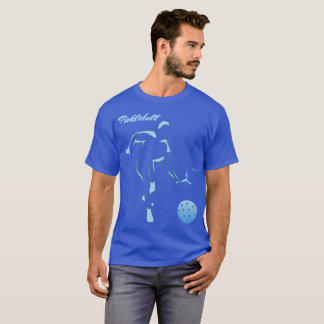 Pickleball blått t-shirt