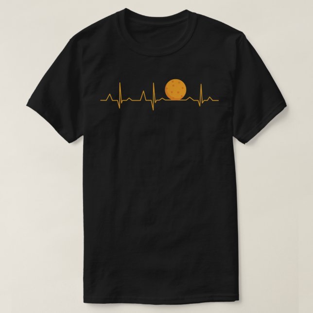 Pickleball Boll Heartslag Apparel, Pickelball 518 T Shirt (Design framsida)