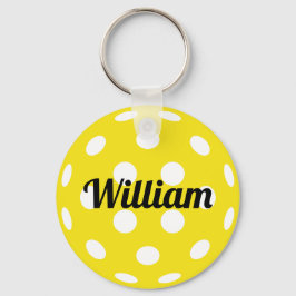Pickleball Boll Personlig Namn Nyckelring
