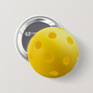 Pickleball Bollar - Gult Pickleball Button Knapp