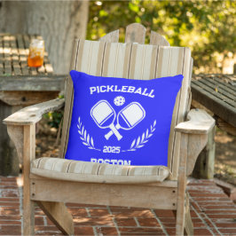 Pickleball Boston 2025 Anpassningsbar Blue Patio Kudde