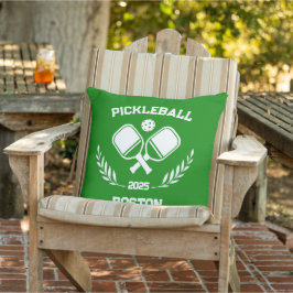 Pickleball Boston 2025 Anpassningsbar Grönt Patio Kudde
