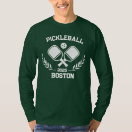 Pickleball Boston 2025-Anpassningsbar T Shirt