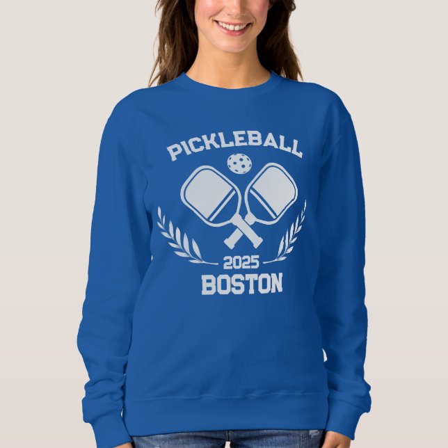 Pickleball Boston 2025-Anpassningsbar T Shirt (Framsida)