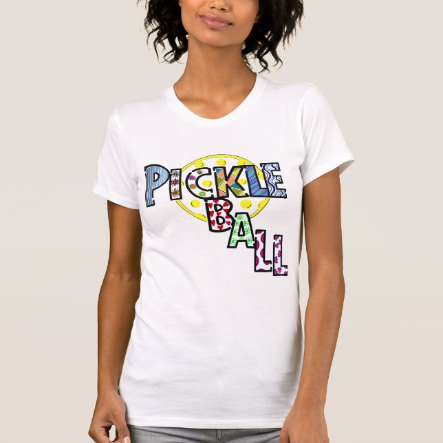 Pickleball-brev T Shirt (Framsida)