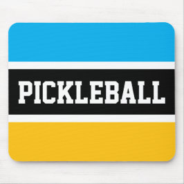 PICKLEBALL Bright Azure Blue Gult Black Rand Musmatta