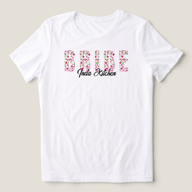 Pickleball Bröllopsdusch Dinks & Drycker Anpassade T Shirt (Design Framsida)