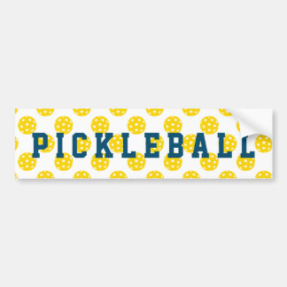 Pickleball Bumper Sticker Bildekal