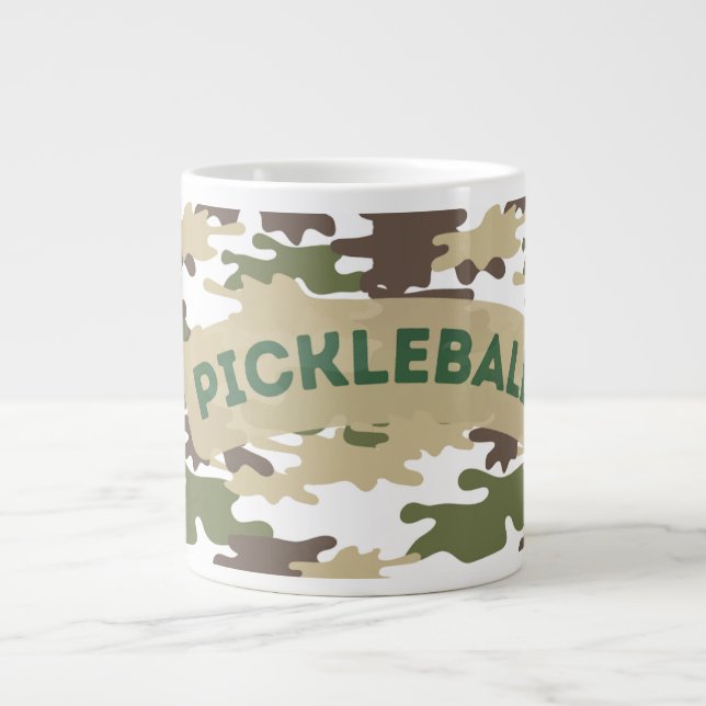Pickleball Camo Mugg Jumbo Mugg (Framsidan)