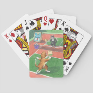 Pickleball Cats Spelkort