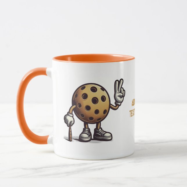 Pickleball Champion i Baseball Player Best Gift Mugg (Vänster)