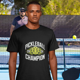 Pickleball Champion på årets roligt i boll T Shirt
