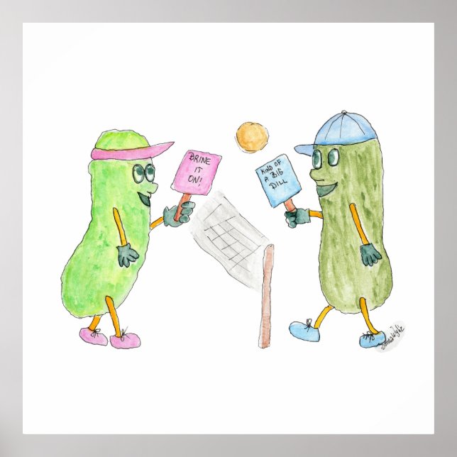 Pickleball Champion Poster (Framsidan)