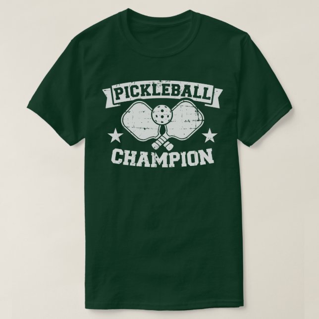 Pickleball Champion T Shirt (Design framsida)