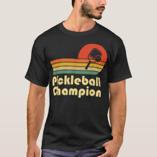 Pickleball Champion Vintage Funny Retro Pickleball T Shirt