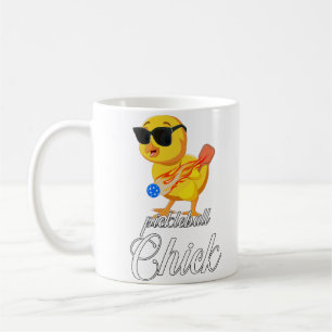 Pickleball chick Funny Gift Kaffemugg