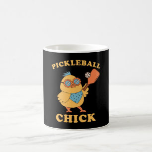Pickleball Chick - retro Kaffemugg